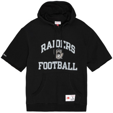 MITCHELL & NESS SHORT SLEEVE FLEECE HOOD