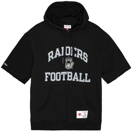 MITCHELL & NESS SHORT SLEEVE FLEECE HOOD