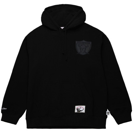 MITCHELL & NESS OAKLAND RAIDERS TONAL HEAVYWEIGHT FLEECE HOOD