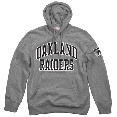 RAIDERS BIG & TALL LONG SLEEVE PLAYOFF WIN HOOD