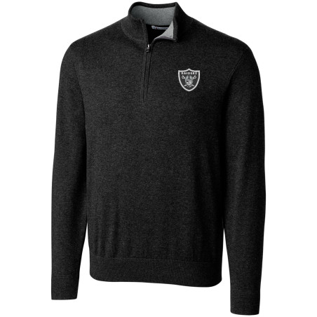 CUTTER & BUCK LAKEMONT TRI-BLEND MENS QUARTER ZIP PULLOVER