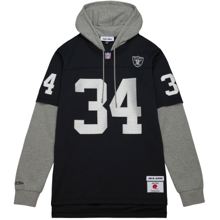 MITCHELL & NESS JUST DON BO JACKSON NFL JERSEY HOOD
