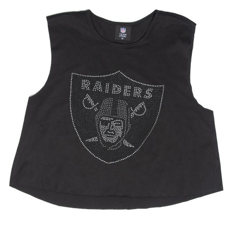 WOMENS CROPPED CRYSTAL SHIELD TANK
