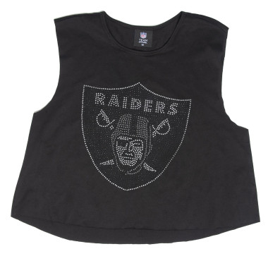 WOMENS CROPPED CRYSTAL SHIELD TANK