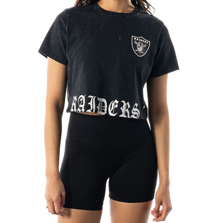 LAS VEGAS RAIDERS WOMENS CROP TEE