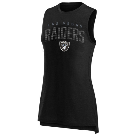 RAIDERS WOMENS PLUS RHINESTONE TANK