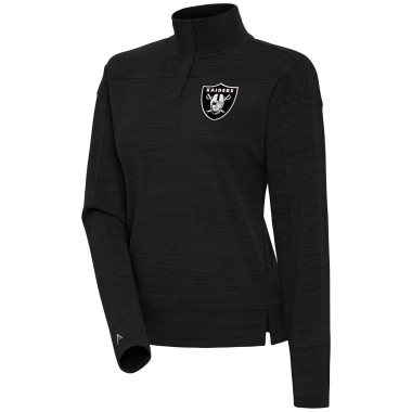 ANTIGUA CONNECTION SNAP MOCK FLEECE QUARTER ZIP PULLOVER