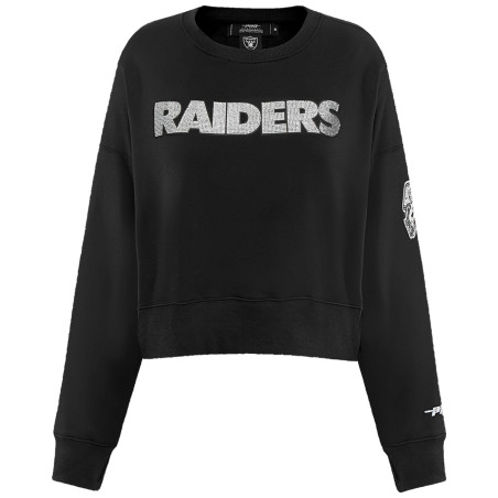 PRO STANDARD LAS VEGAS RAIDERS JEWELS WOMEN FULL COLOR CREWNECK