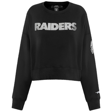 PRO STANDARD LAS VEGAS RAIDERS JEWELS WOMEN FULL COLOR CREWNECK