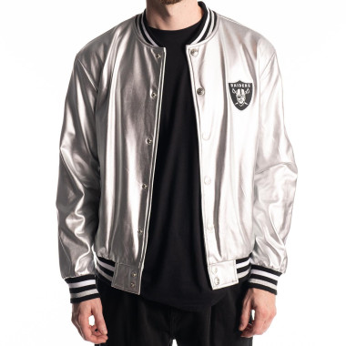 LAS VEGAS RAIDERS UNISEX METALLIC BOMBER