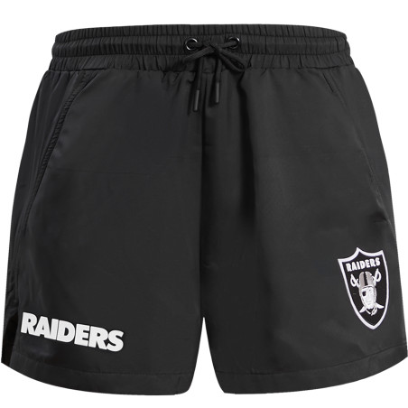 PRO STANDARD LAS VEGAS RAIDERS WOMENS CLASSIC WIND WOVEN SHORTS