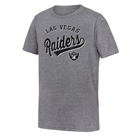 YOUTH LAS VEGAS RAIDERS TRIBLEND TEE