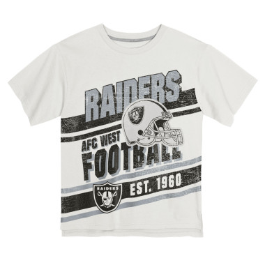 RAIDERS JUVENILE LETS GET LOUD CREW NECK TEE