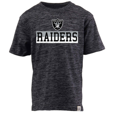 RAIDERS YOUTH CLOUDY YARN SHORT SLEEVE TEE