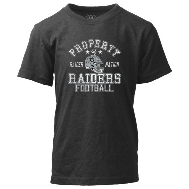 RAIDERS JUVENILE SHORT SLEEVE BLEND TEE