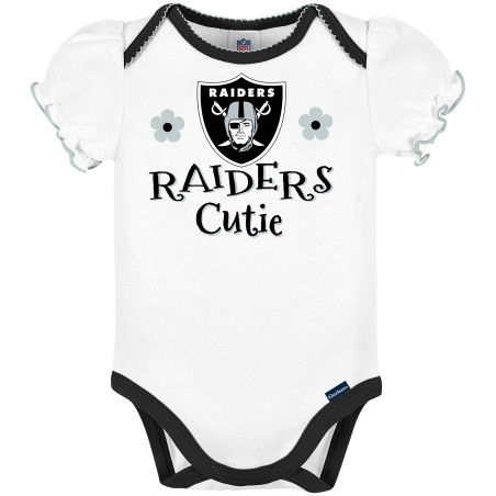 RAIDERS CUTIE NEWBORN BODYSUIT