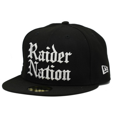 NEW ERA 59FIFTY RAIDER NATION OLE ENGLISH CAP