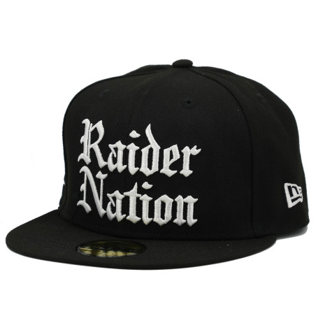 NEW ERA 59FIFTY RAIDER NATION OLE ENGLISH CAP