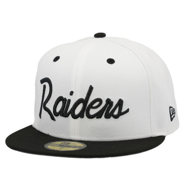 NEW ERA 59FIFTY RAIDERS 2T SCRIPT CAP