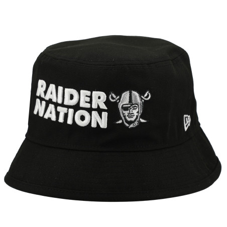 NEW ERA RAIDER NATION LOGO BUCKET CAP