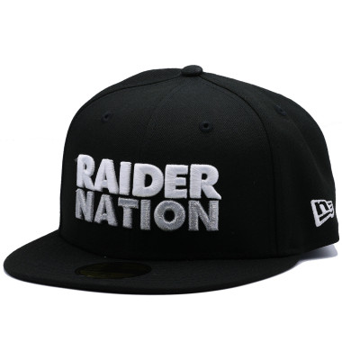 NEW ERA 59FIFTY RAIDER NATION CAP