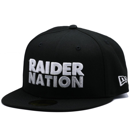 NEW ERA 59FIFTY RAIDER NATION CAP