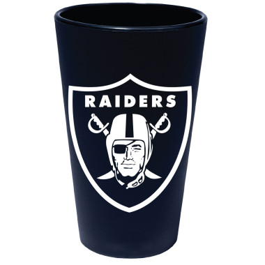 RAIDERS 16OZ SILICONE PINT GLASS