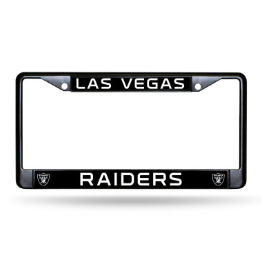 LAS VEGAS RAIDERS CHROME LICENSE FRAME