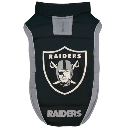 RAIDERS PET PUFFER VEST