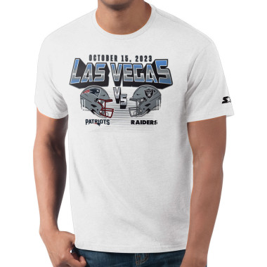 PATRIOTS VS RAIDERS PRIMETIME HEAD TO HEAD TEE