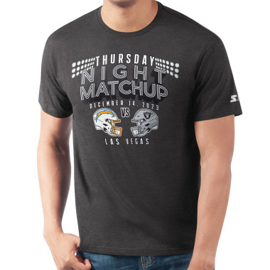 CHARGERS VS RAIDERS PRIMETIME HEAD TO HEAD TEE