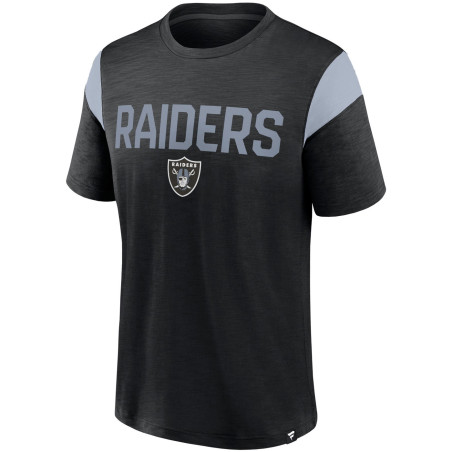 RAIDERS BIG & TALL SINGLE JERSEY TEE WITH CONTRAST ARMHOLE INSERTS